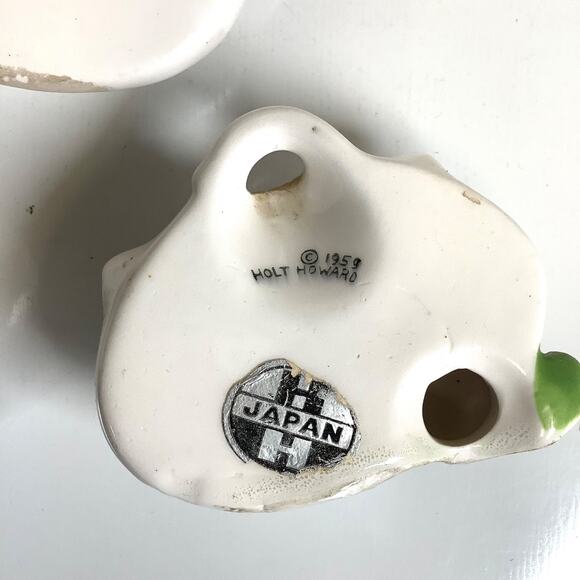 Set 3 Holt Howard Cozy Kitten Cinnamon Cat Spice Shaker 1959 Wall Plaques Japan - Picture 7 of 9